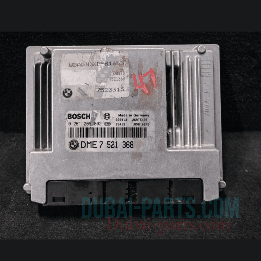 BMW 745Li 745i SEDAN ENGINE CONTROL MODULE UNIT ECM ECUMODULE ONLY -7521368