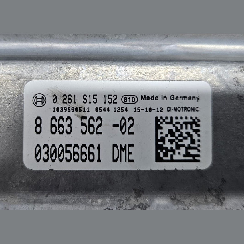 2015 BMW 3 SERIES ENGINE ECU 2.0 PETROL B48B20M0 (B48B20A) 8663562