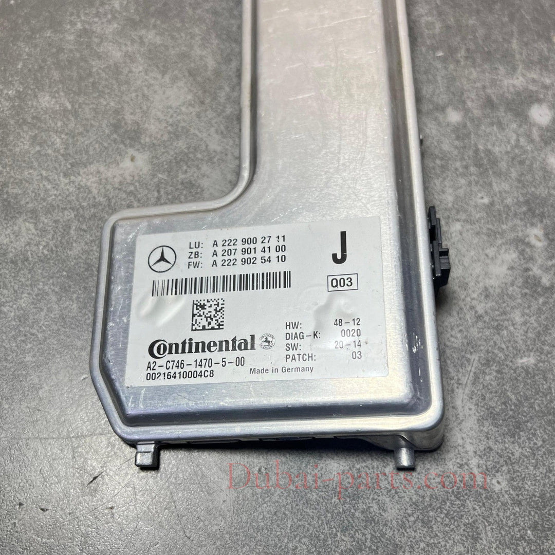 MERCEDES W222 S63 WINDSHIELD CAMERA LANE KEEP ASSIST CONTROL A222 9002711 OEM