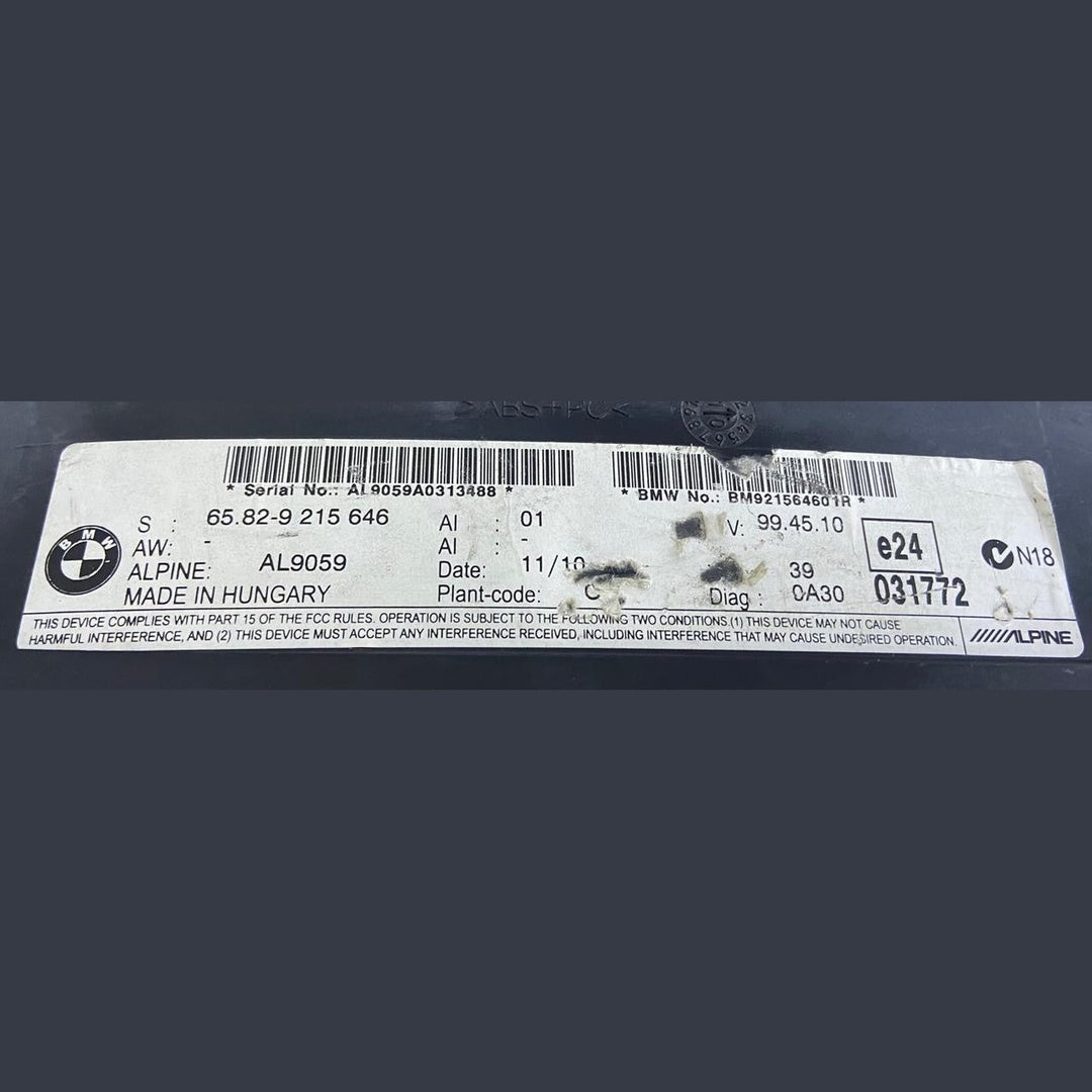 OEM BMW E60 E63 E64 E90 E92 CID Screen Board Monitor Display 8.8 CIC 9215646