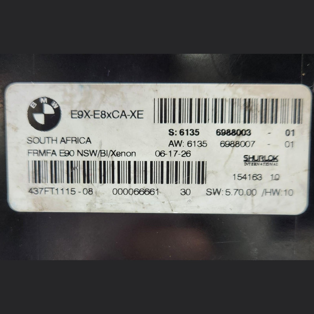 2007-2011 BMW 328i Footwell Module Light Control Module 6988003 E87 E90 and E91