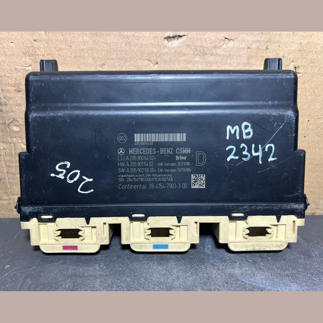 Mercedes W205 C-Class Front Driver Seat Control Module A205 9006402 OEM LHD