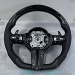 Load image into Gallery viewer, Carbon Fiber Steering Wheel FOR BMW F30 F32 Series MSport With Paddle Shifts LED