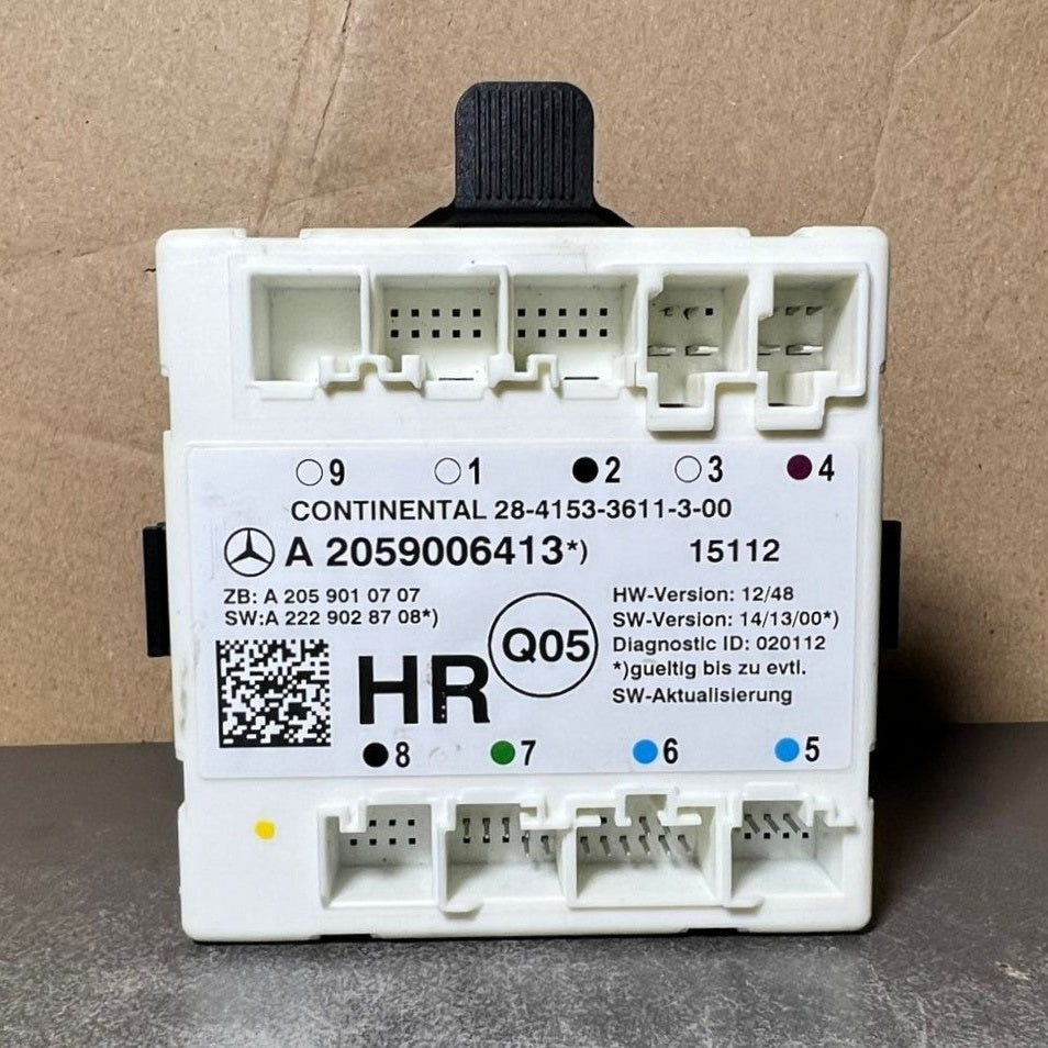 Mercedes-Benz W205 C-Class Rear Right Side Door Control Module A205 9006413 OEM