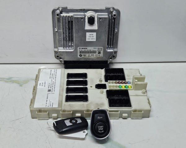 BMW F20 B37 Engine Control Unit 8589141 DIESEL ECU SET OEM