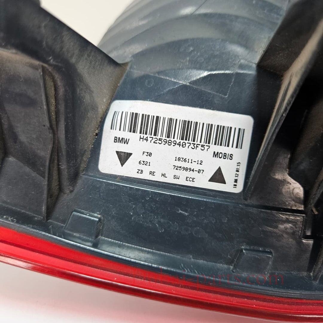 OEM BMW 3 Series F30, F35, F31 Rear Right Taillight 7259894
