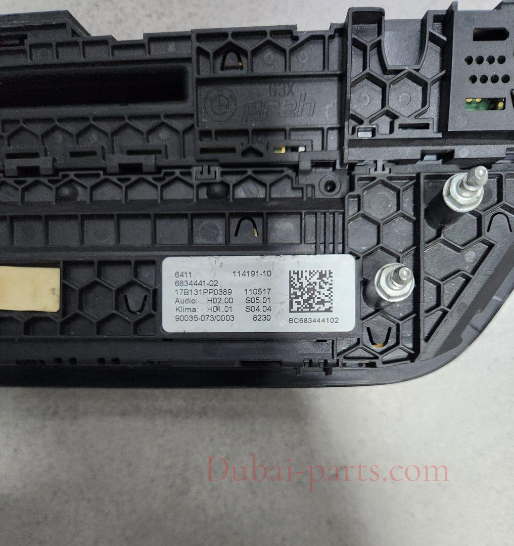 2017-2020 BMW 530i Climate Control Switch 6834441 5 Series G30 G31