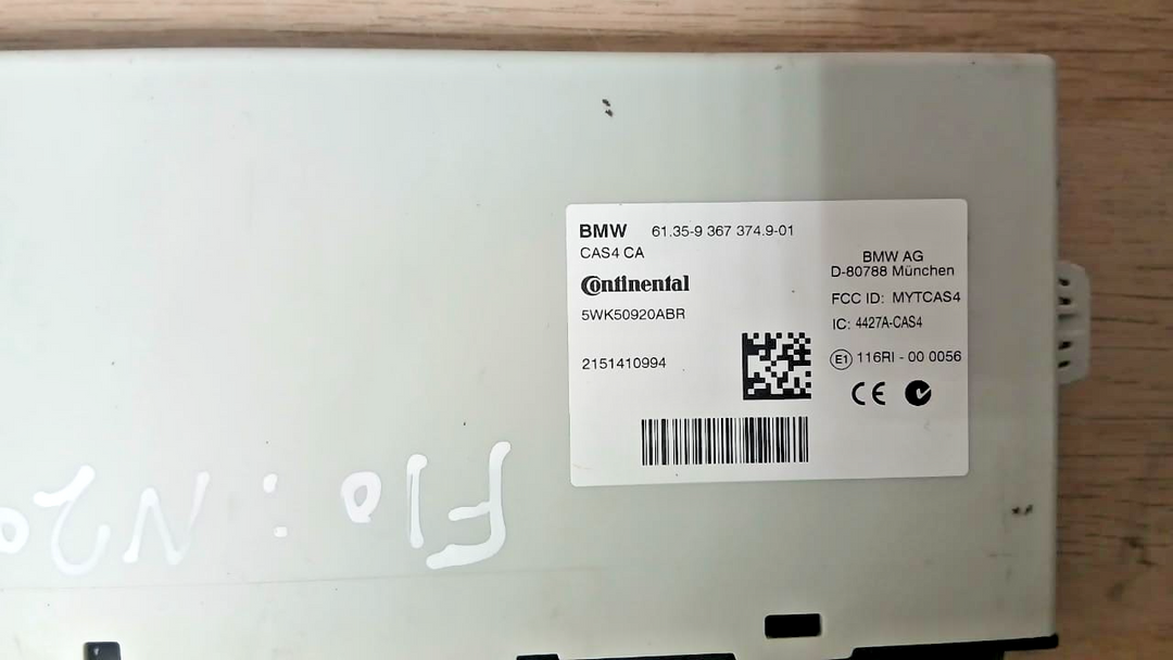 BMW F10 N20 Engine ECU Kit CAS Key Set Manual OEM 8661468GAA