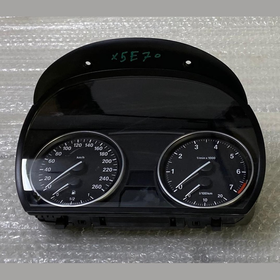 OEM BMW X1 s18i E84 X5 E70 Cluster Panel Insert Speedometer Instruments 9187356