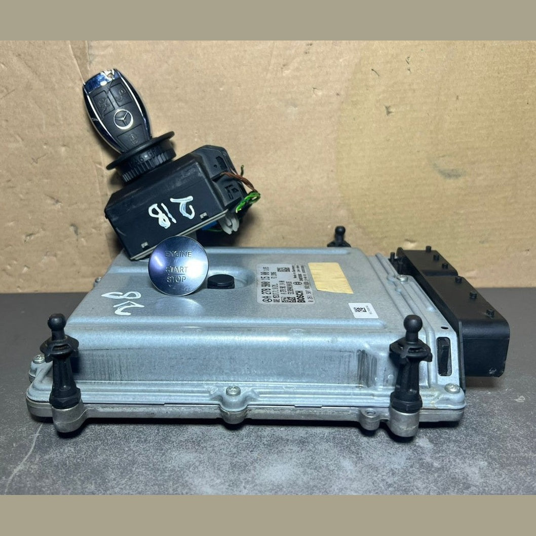 Mercedes W218 ECU Engine Control Module Ignition Key Switch Set A278 9001500 OEM
