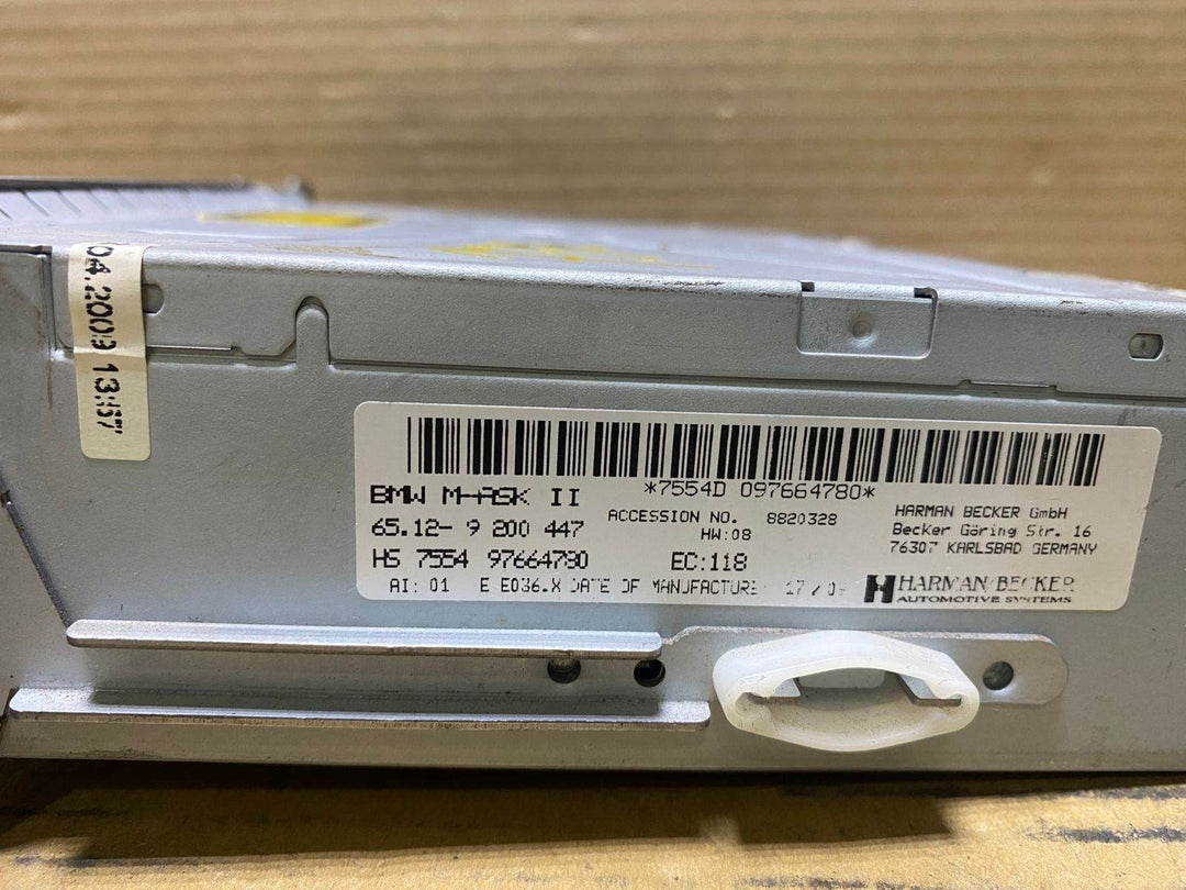BMW Radio Navigation Head Unit 9200447 1 Series E81 E87 and 3 Series E90 E91