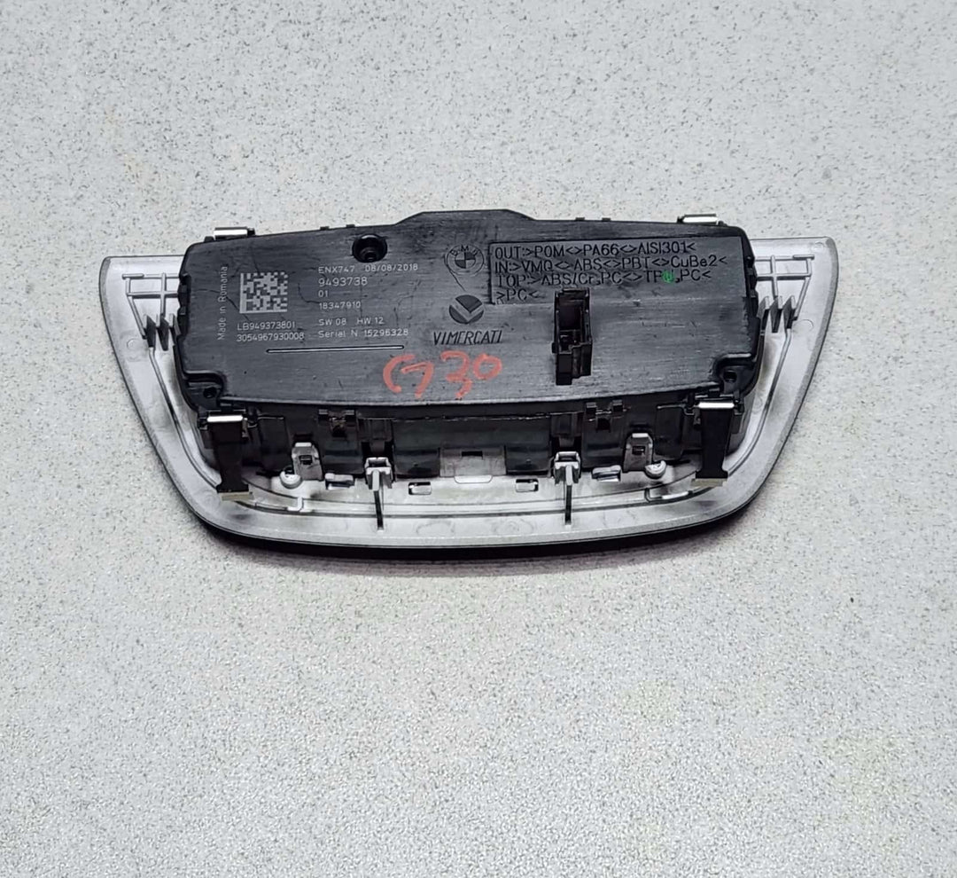 2017-2023 BMW 530i Headlight Switch Control Unit 9493738 5 Series G30 G31 G32 