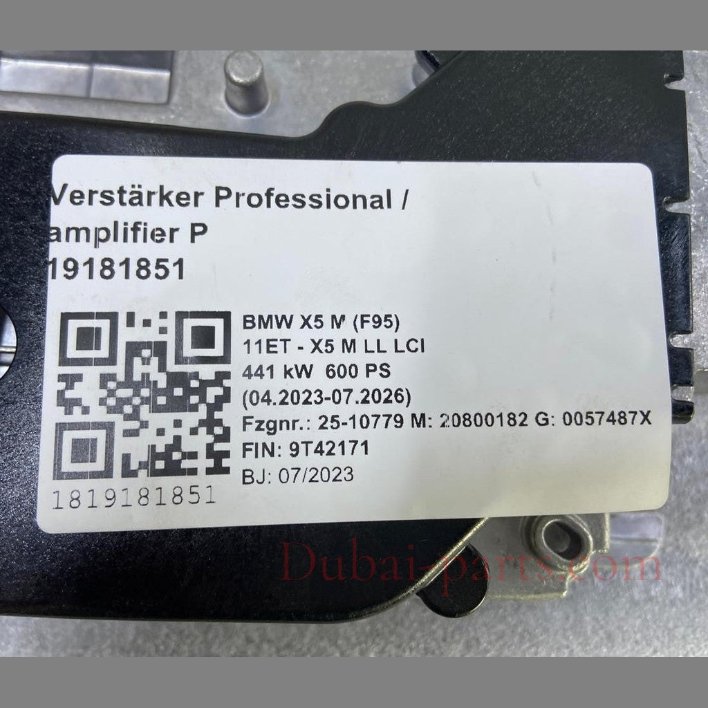 OEM BMW X5 M F95 G20 G22 G26 RP Receiver Audio Module HIGH ECO Amplifier 5A9BF95