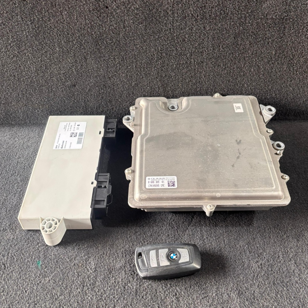 OEM BMW F10 F30 F20 N55 3.0 DME ENGINE CONTROL UNIT COMPUTER ECU SET 8606309