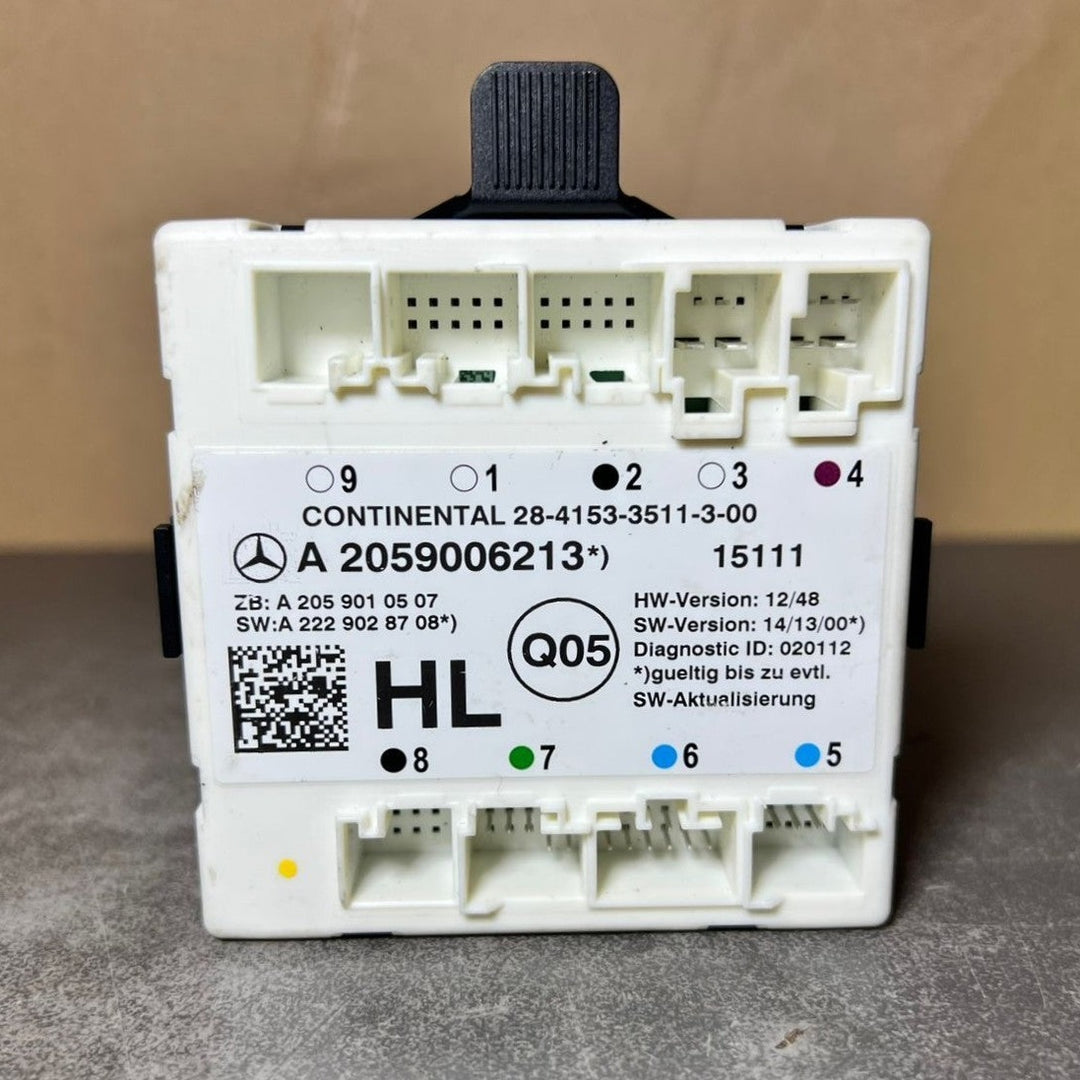 Mercedes-Benz W205 C-Class Rear Left Side Door Control Module A205 9006213 OEM