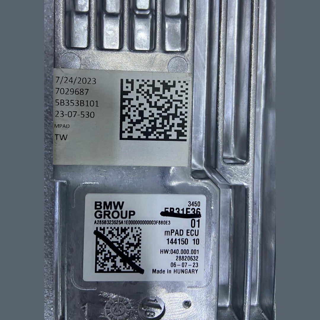 OEM BMW G05 G06 G07 G09 X2 X6 Control Unit Mpad Module 5B31E36
