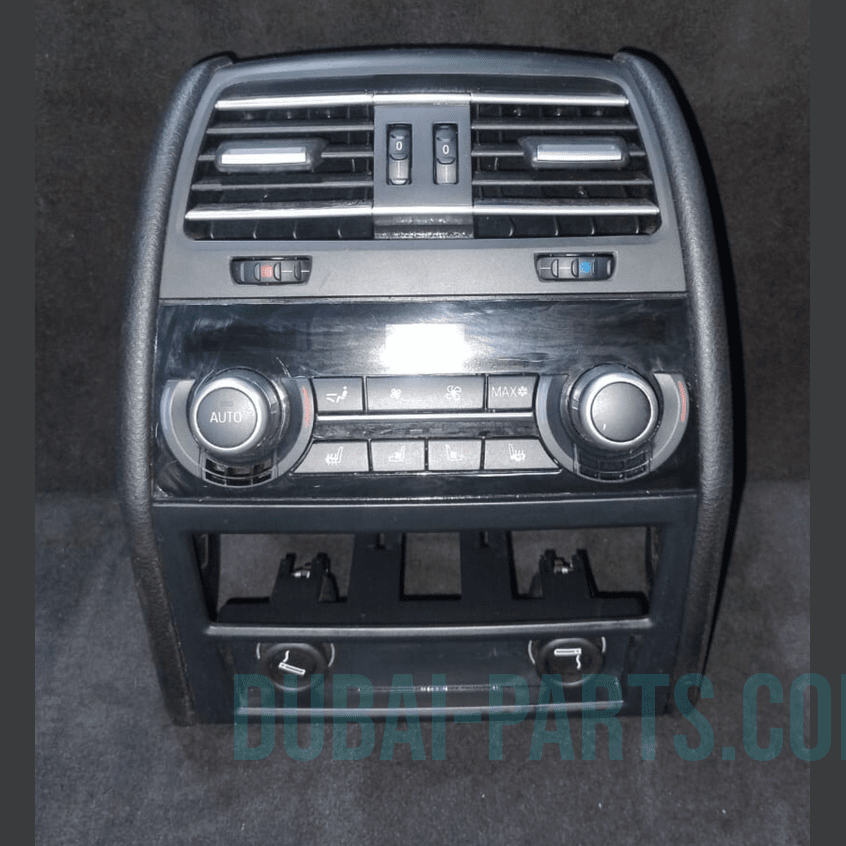 BMW F01 F02 740 750 CENTER CONSOLE REAR AIR VENT  GRILLE BLACK  OEM - 9118249