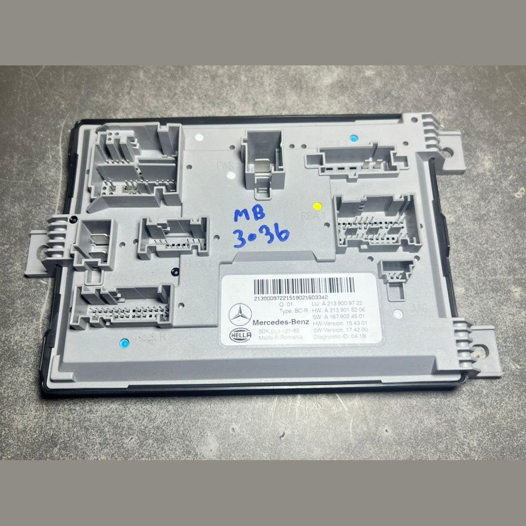 19-23 Mercedes-Benz W213 CLS Body Comfort Control Module Unit A213 9009722 OEM