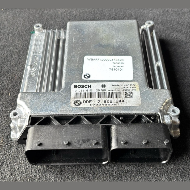 BMW X5 E70 E60 3.0L M57 MOTORSTEUERGERÄT MODUL DDE ECU SET - 7809944