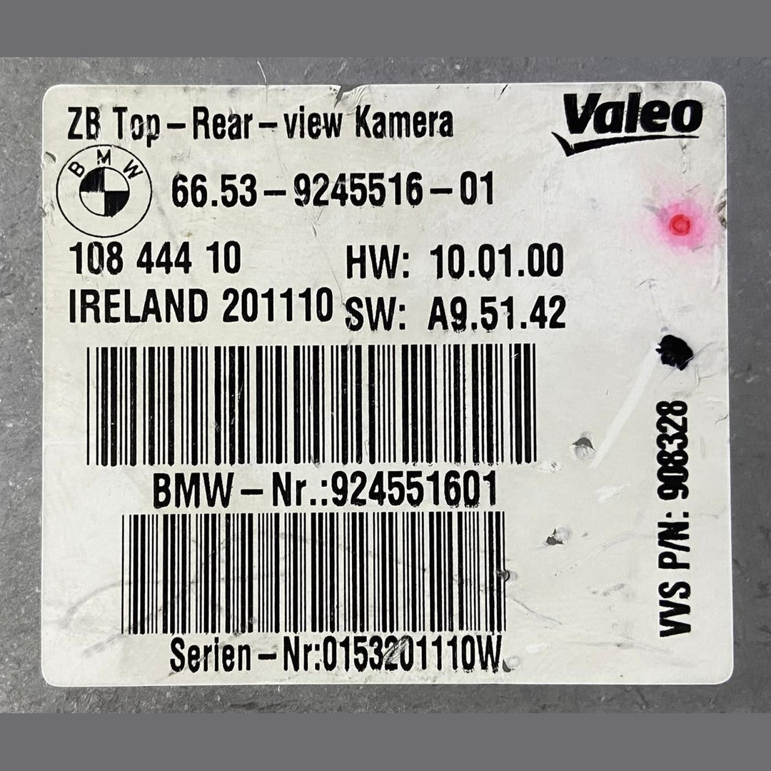 OEM BMW X5 X6 TOP REAR VIEW PARKING CAMERA CONTROL MODULE 9245516
