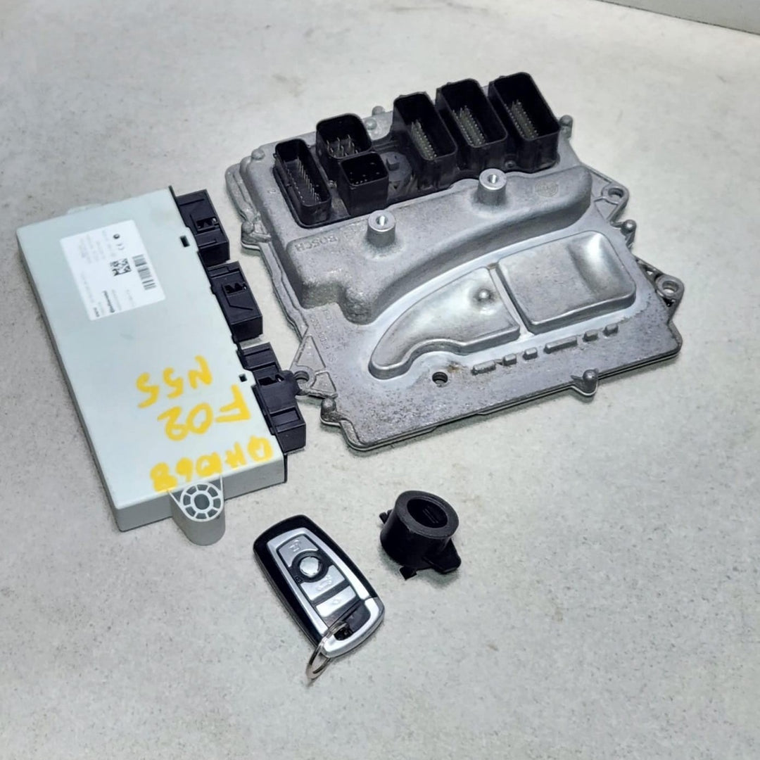 7644134 BMW F02 740LI N55 Engine Control Module ECU SET 2012-2015
