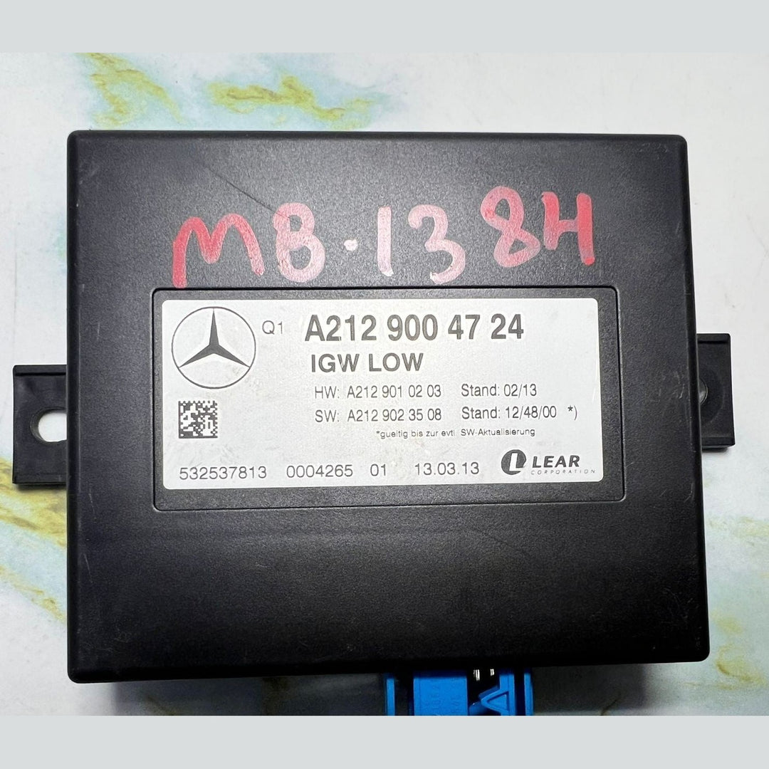 Genuine Mercedes W212 E-Class hybrid Gateway Control Module A212 9004724 OEM