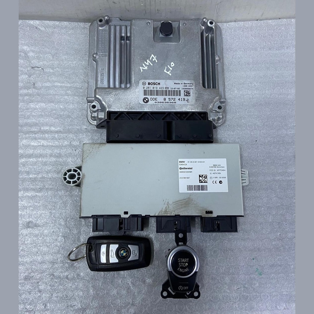 OEM BMW X3 F25 F10 N47N ENGINE CONTROL ECU UNIT MODULE DDE ECU SET 8572419