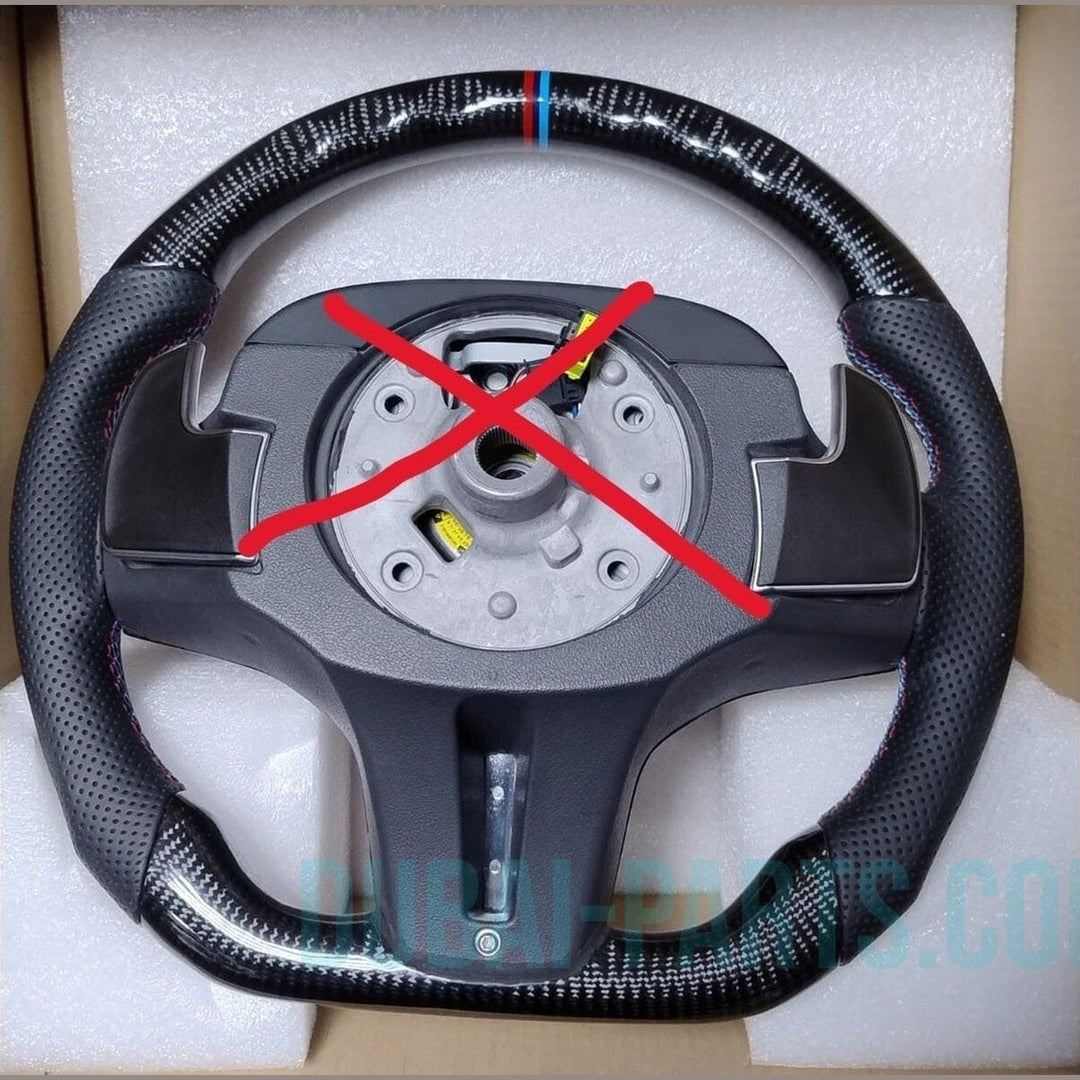 New Real Carbon Fiber Steering Wheel BMW G05 G06 G07 Sport With Paddle Shifts