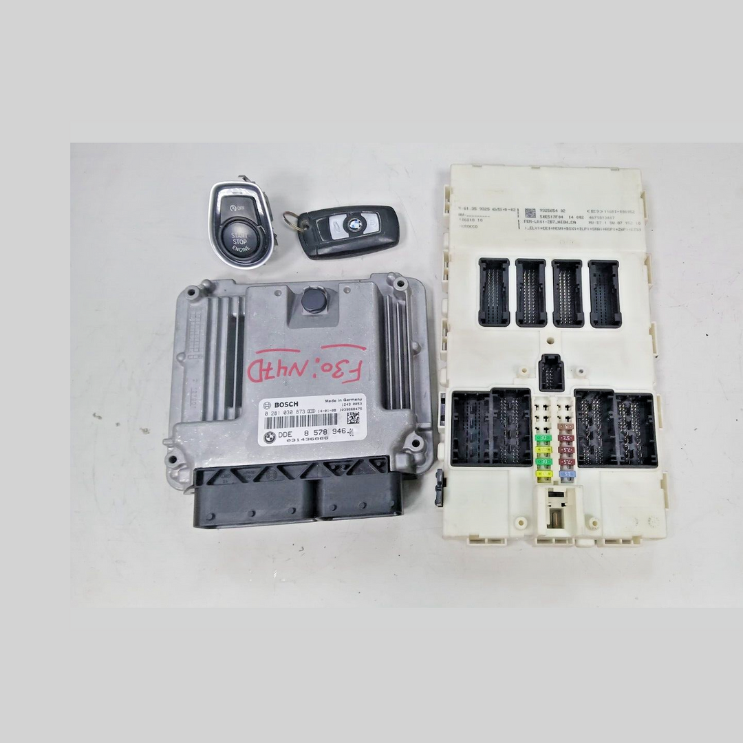 BMW 320d 2013 F31 N47 ENGINE CONTROL ECU UNIT KIT DDE 8578946