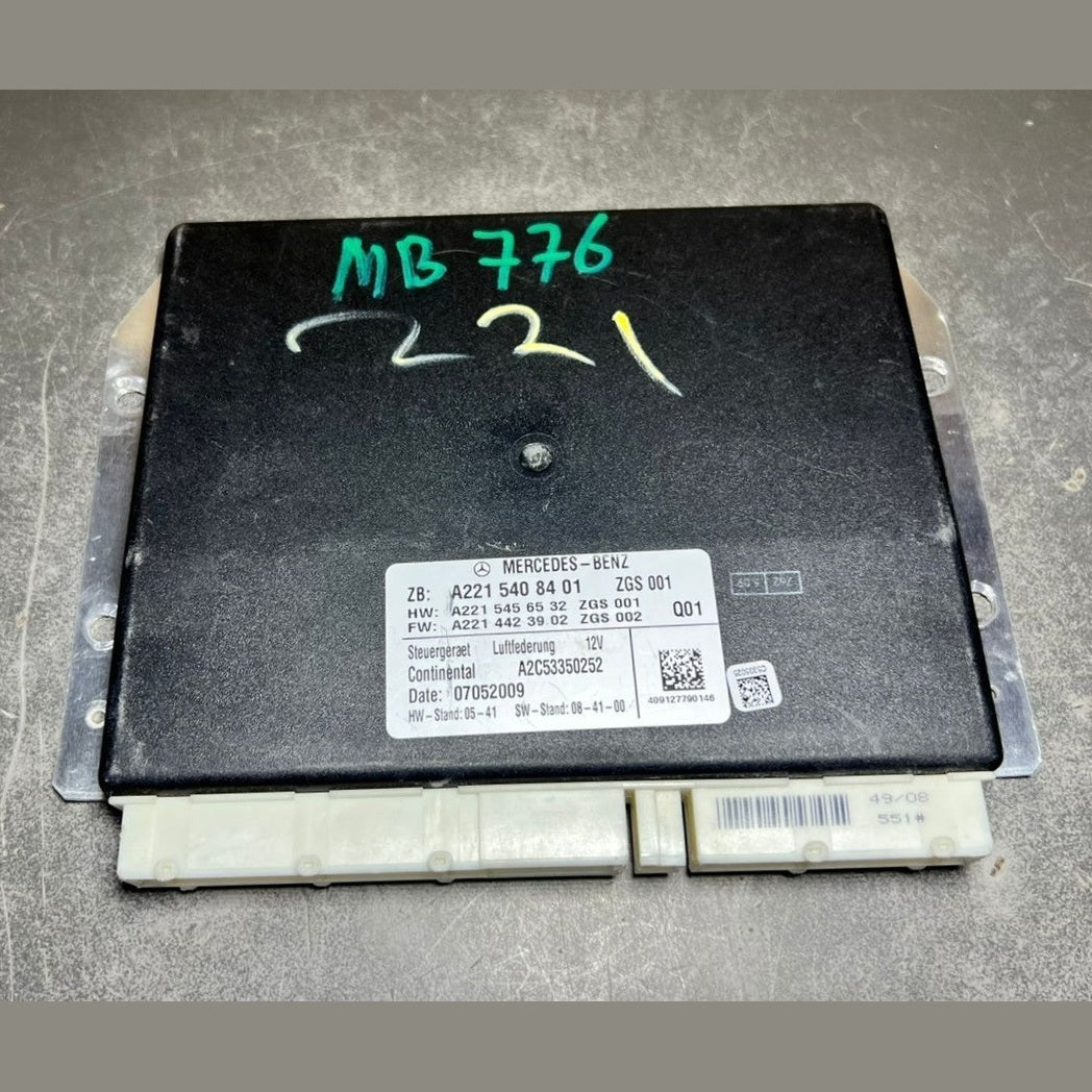 07-13 MERCEDES W221 S-KLASSE LUFTFEDERUNG STEUERGERÄT MODUL A221 5408401 OEM