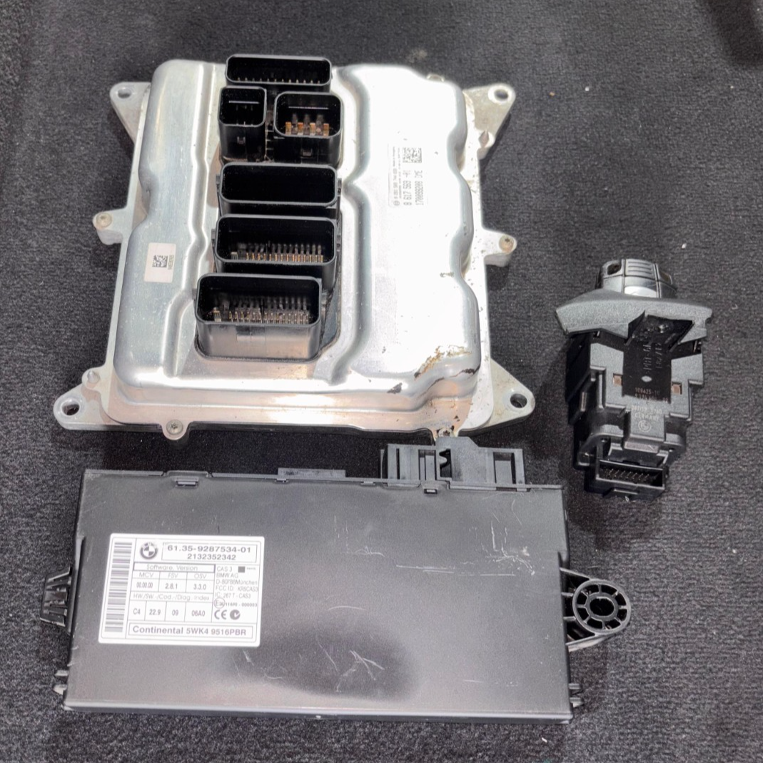 BMW X1 E84 20I N20 184PS MOTOREINHEIT ECU KIT DME CAS3 + SCHLÜSSEL...