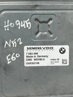 Bild in die Galerieansicht laden, 2007-2010 BMW X5 N52 E60 Engine Control Module BCM + CAS3 + 1 KEY  7583468