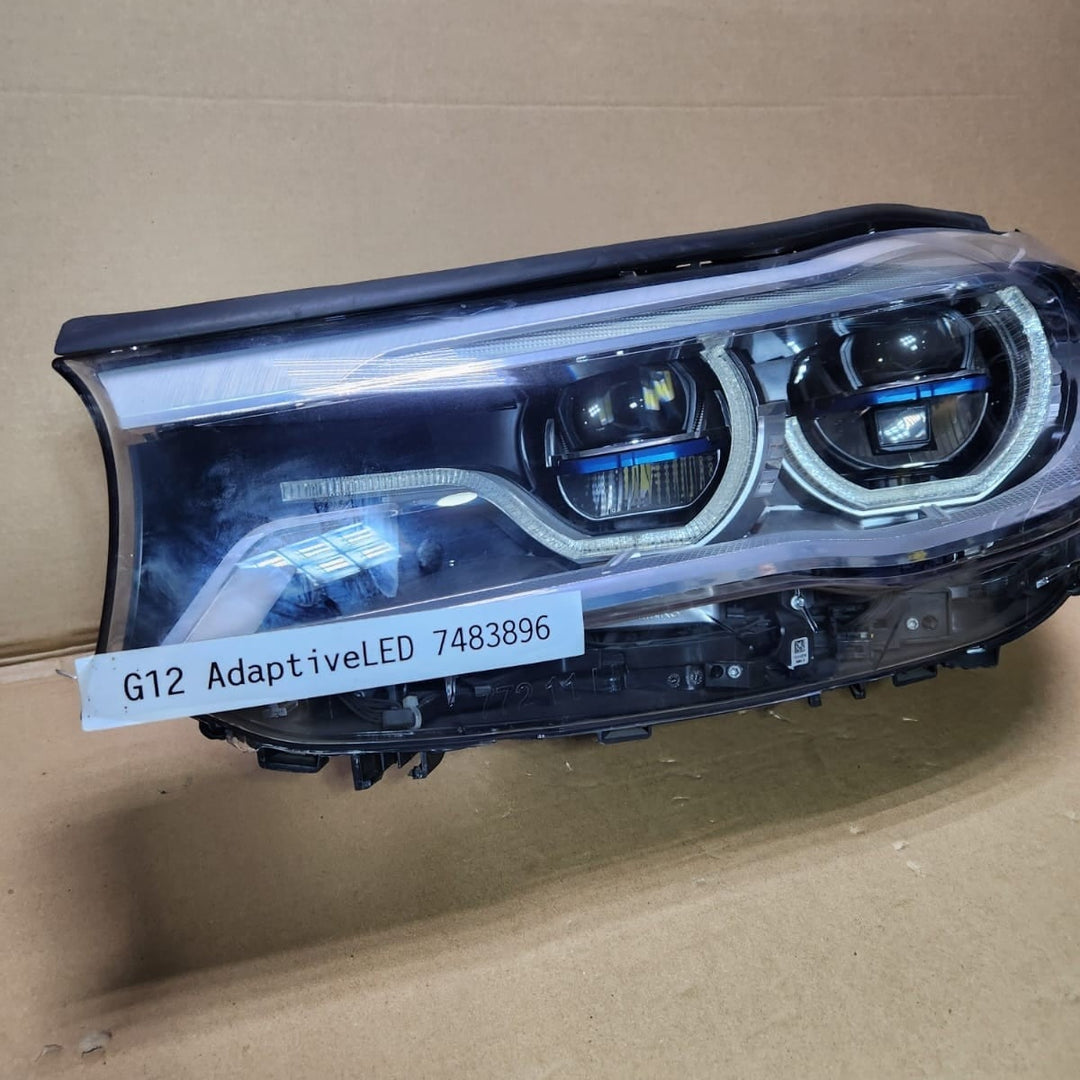 2016-2019 BMW Front LEFT SIDE ADAPTIVE Led Headlight 7483896 7 Series G11 G12