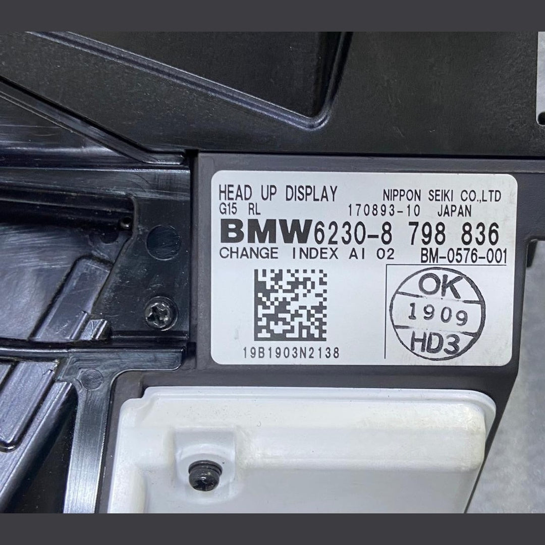 OEM BMW F91 F92 M8 G14 G15 Head-up Display Original HUD UNIT 8798836