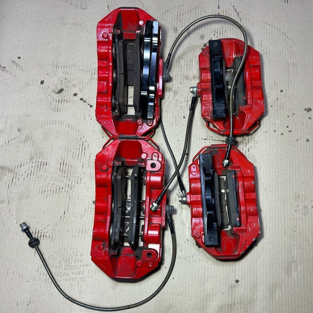 Mercedes-Benz E63 W212 AMG E-Class Front \ Rear Brembo Red Brake Calipers Set