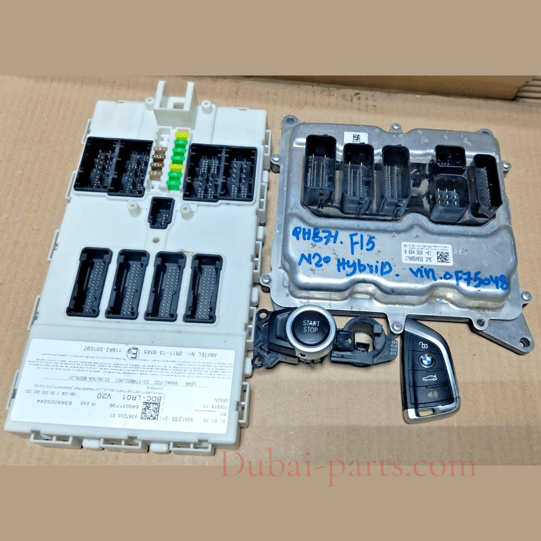 ECU BMW X5 F15 40e HYBRID 2016 ECU KIT COMPLETE WITH BDC & KEY  8664920