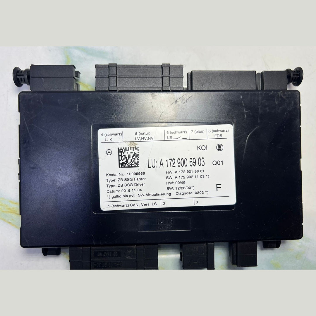 Mercedes W172 W212 SLK Front Driver Side Seat Control Module A172 9006903 OEM