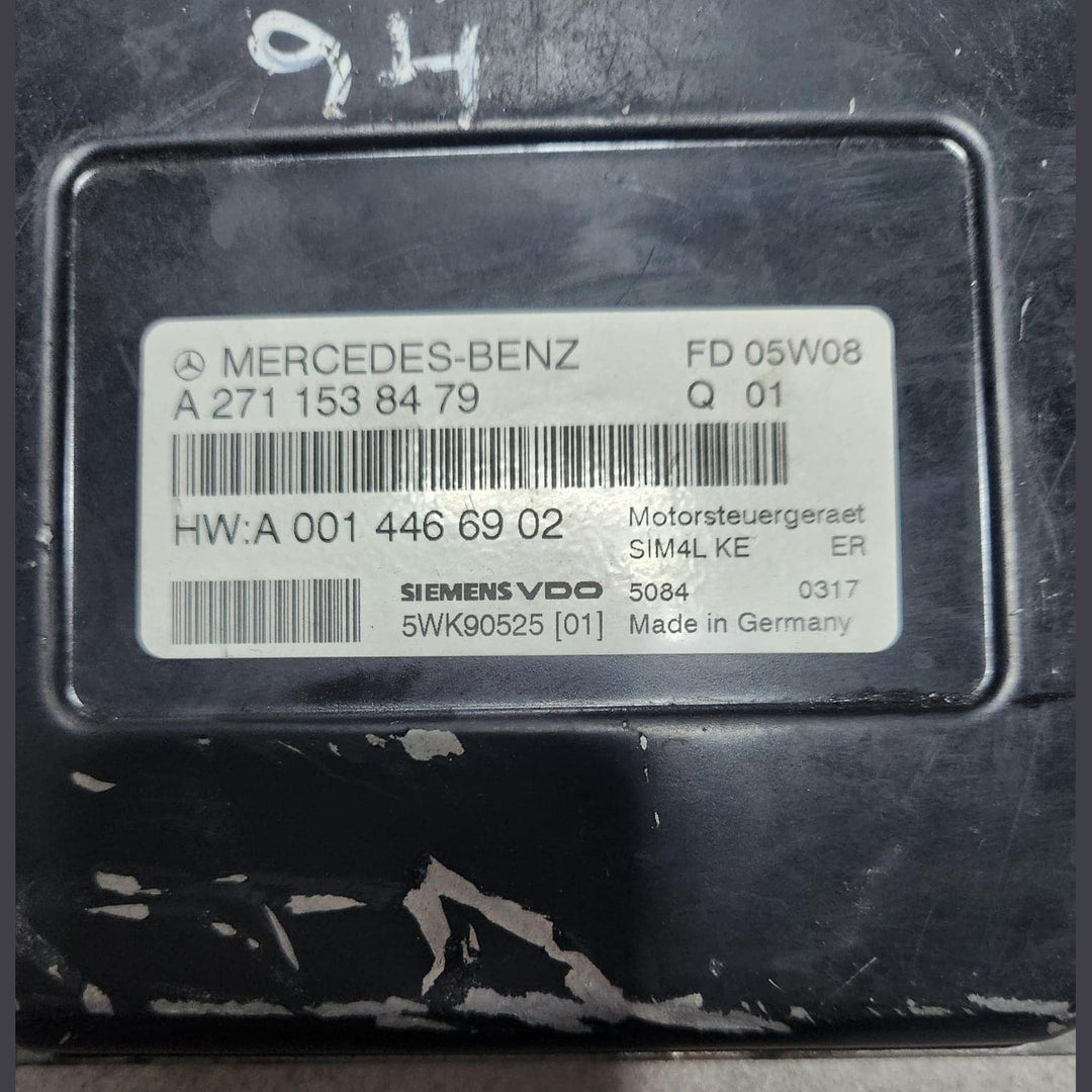 Benz Engine Control Unit A2710108902 C-Class W203 M271 PETROL ENGINE ECU