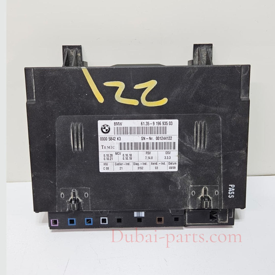2010 BMW E82 E92 E93 128i Front Seat Control Module 9196935