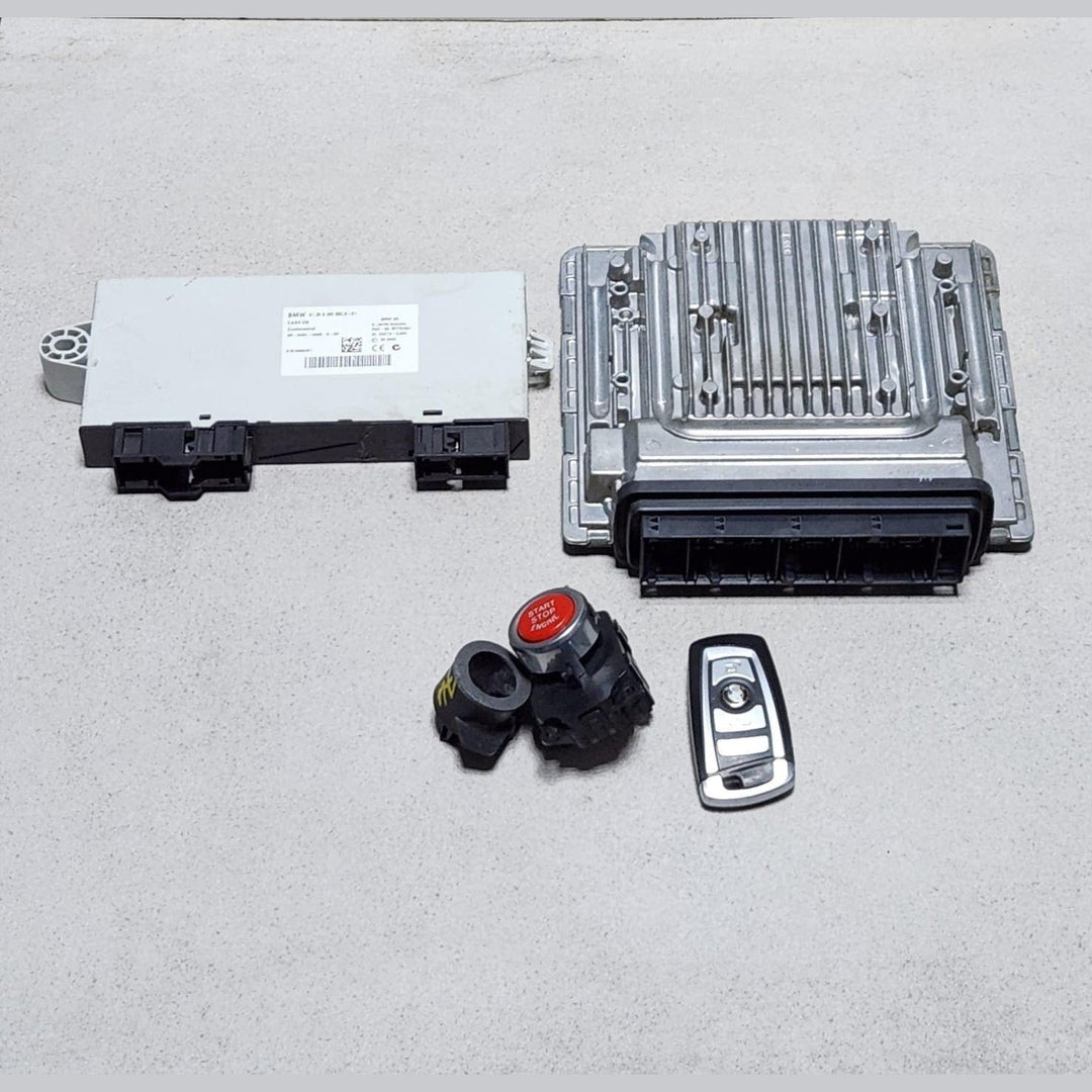2010 BMW 740i Engine Control Unit 7598364 F01 740i f02 N54 V6 TWIN TURBO ECU SET