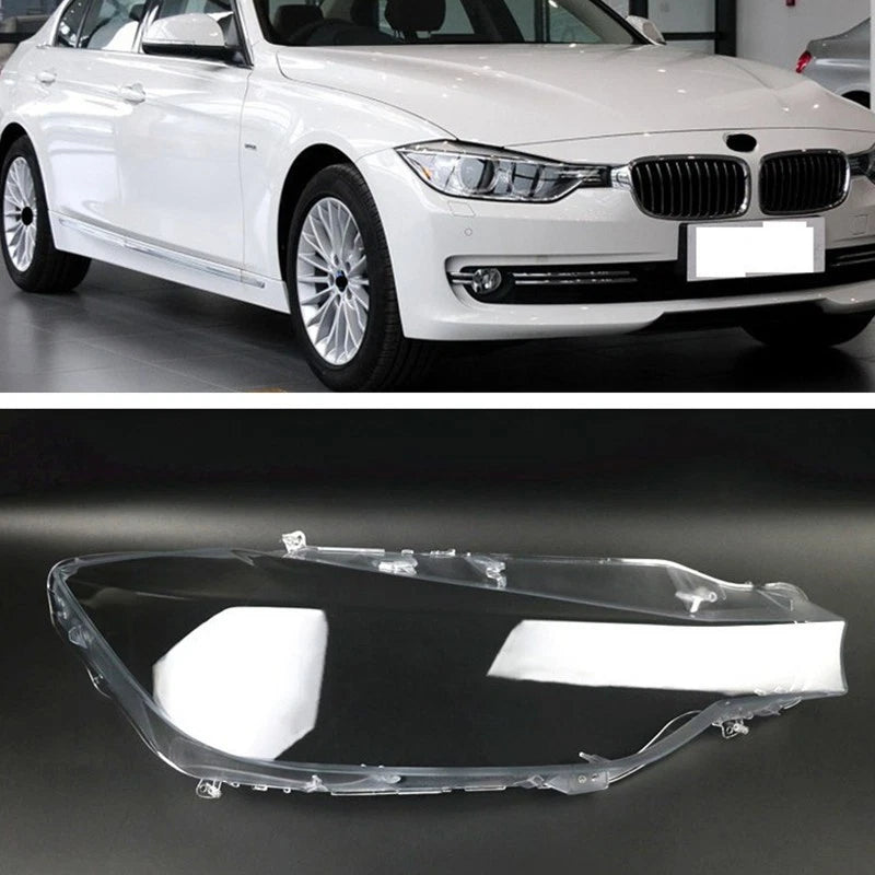 غطاء عدسة شفافة للمصباح الأمامي الأيمن لسيارات BMW الفئة الثالثة F30 F35 موديلات 2013-2015