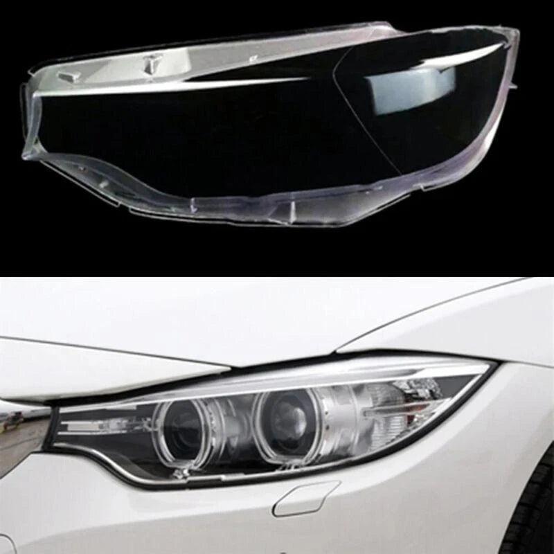 For BMW 4-Series F32 F33 F36 14-2020 Left Side Headlight Lens Cover+ Seal Glue