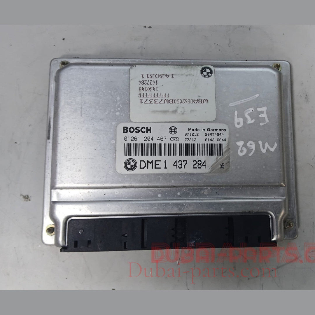 BMW 540i M62 E39 ENGINE CONTROL ECU UNIT MODULE ECM DME 1437284