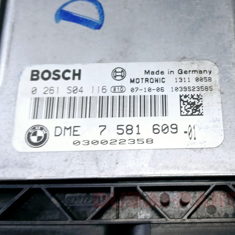 BMW E81 E87 E90 1 3'ies 1.6i N45N ENGINE ECU COMPUTER DME CONTROL MODULE 7581609