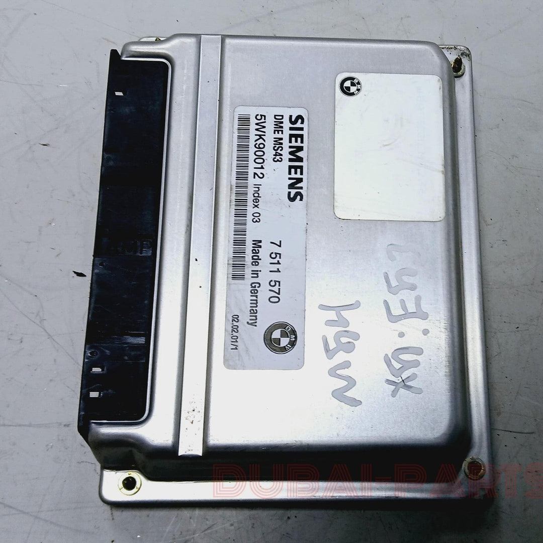 BMW 3,5, SERIES E46 E39 Z3 E36 M54 ENGINE CONTROL ECU MODULE DME MS43 7511570