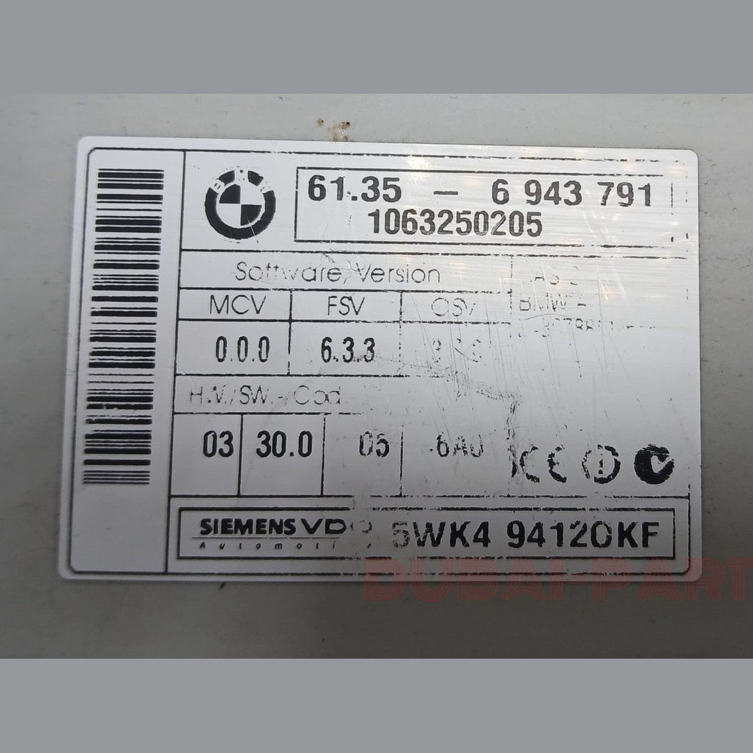 BMW 320i E90 2006 N46 ENGINE CONTROL UNIT ECU KIT DME 7561834