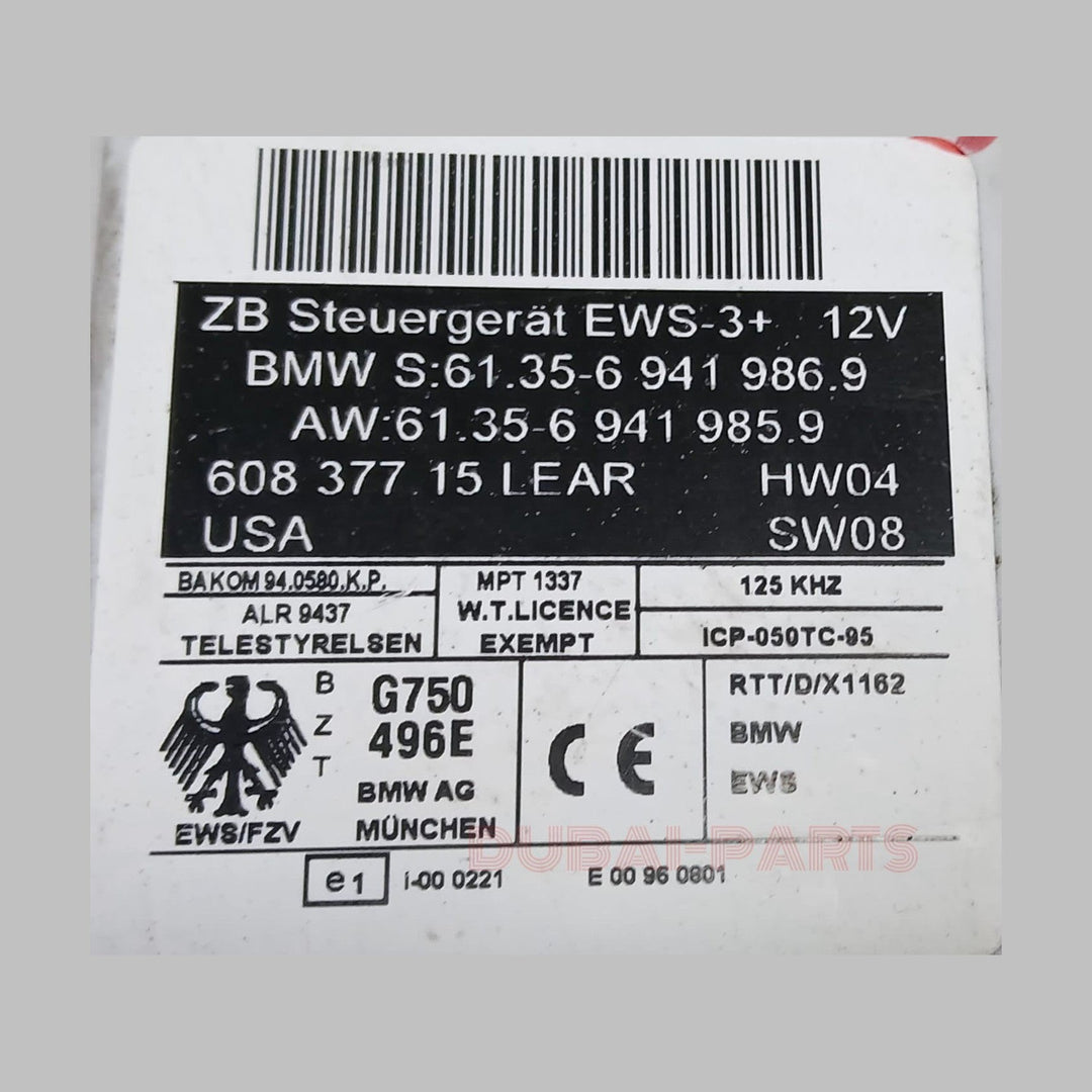 BMW X5 4.4i E53 2004 N62 ENGINE CONTROL UNIT ECU KIT DME 7542300