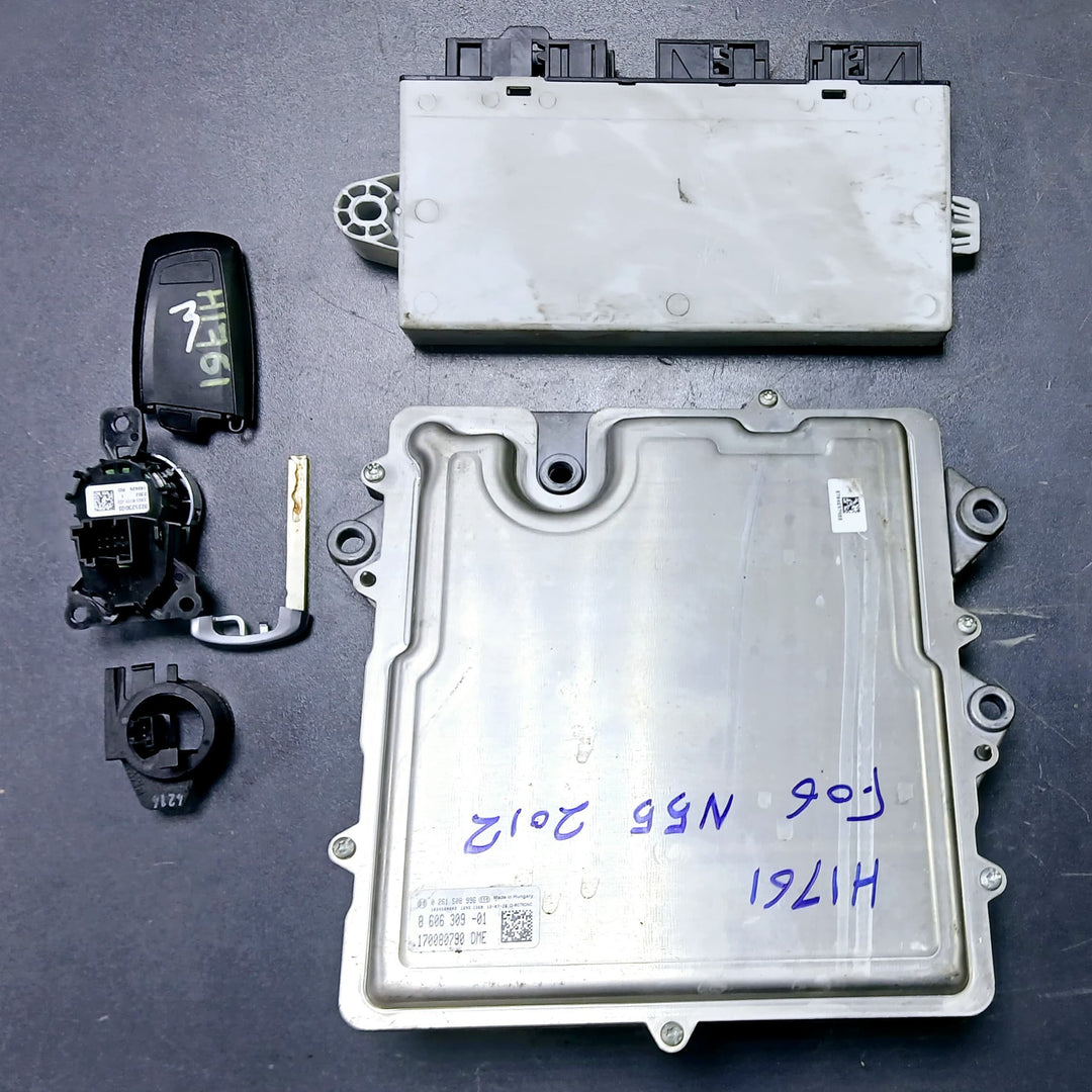 BMW 640i F06 2012 N55 ENGINE CONTROL UNIT ECU KIT DME 8606309
