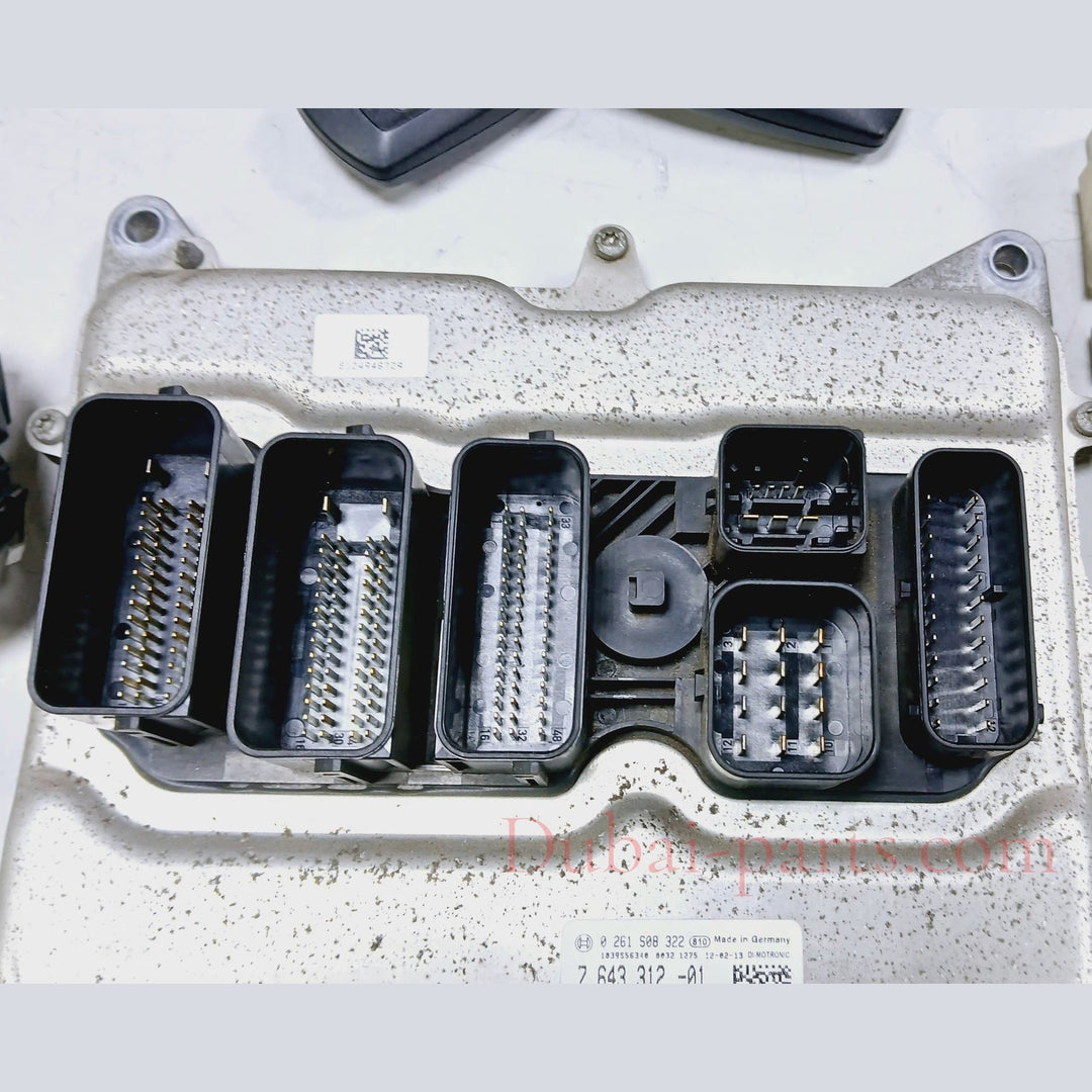 BMW 320i F30 N20 ENGINE CONTROL UNIT ECU KIT DME 7633412