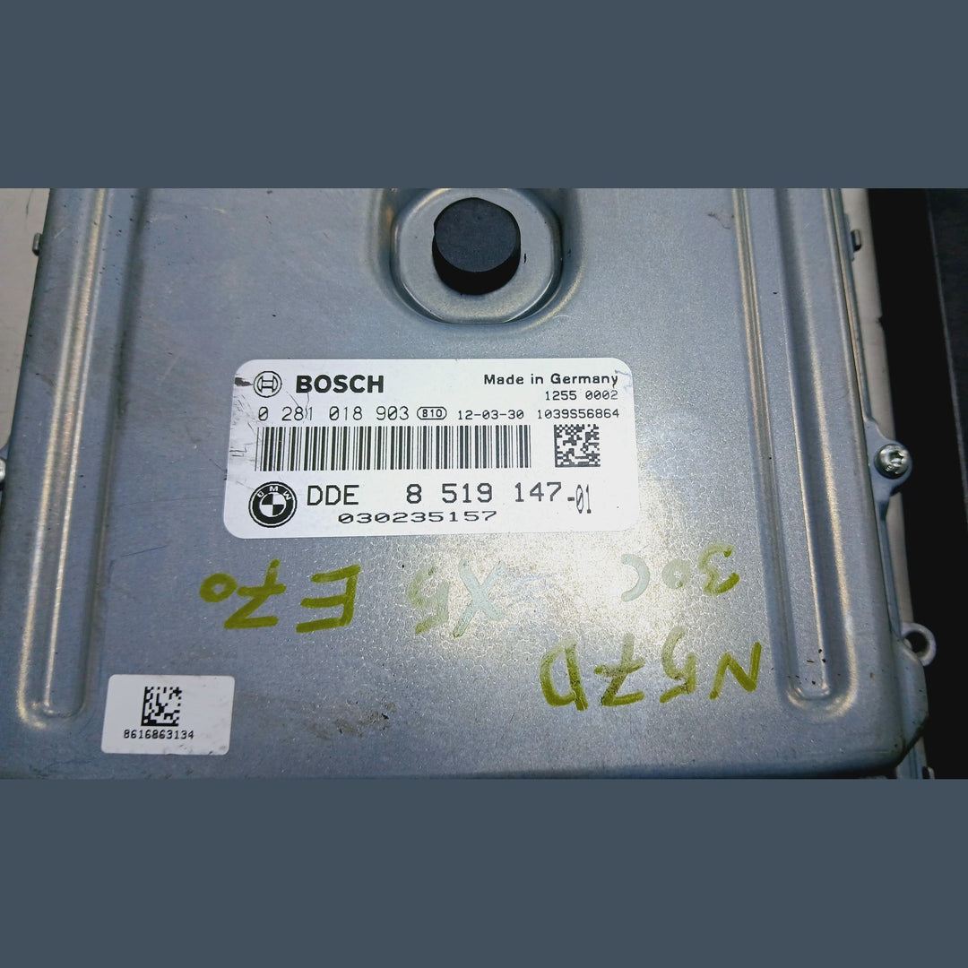 BMW X5 E70 N57D ENGINE CONTROL UNIT ECU KIT DDE 8519147